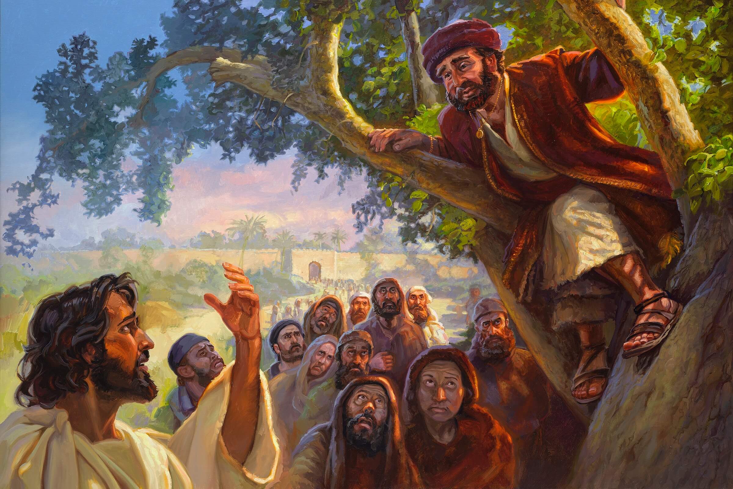 Jesús y Zaqueo