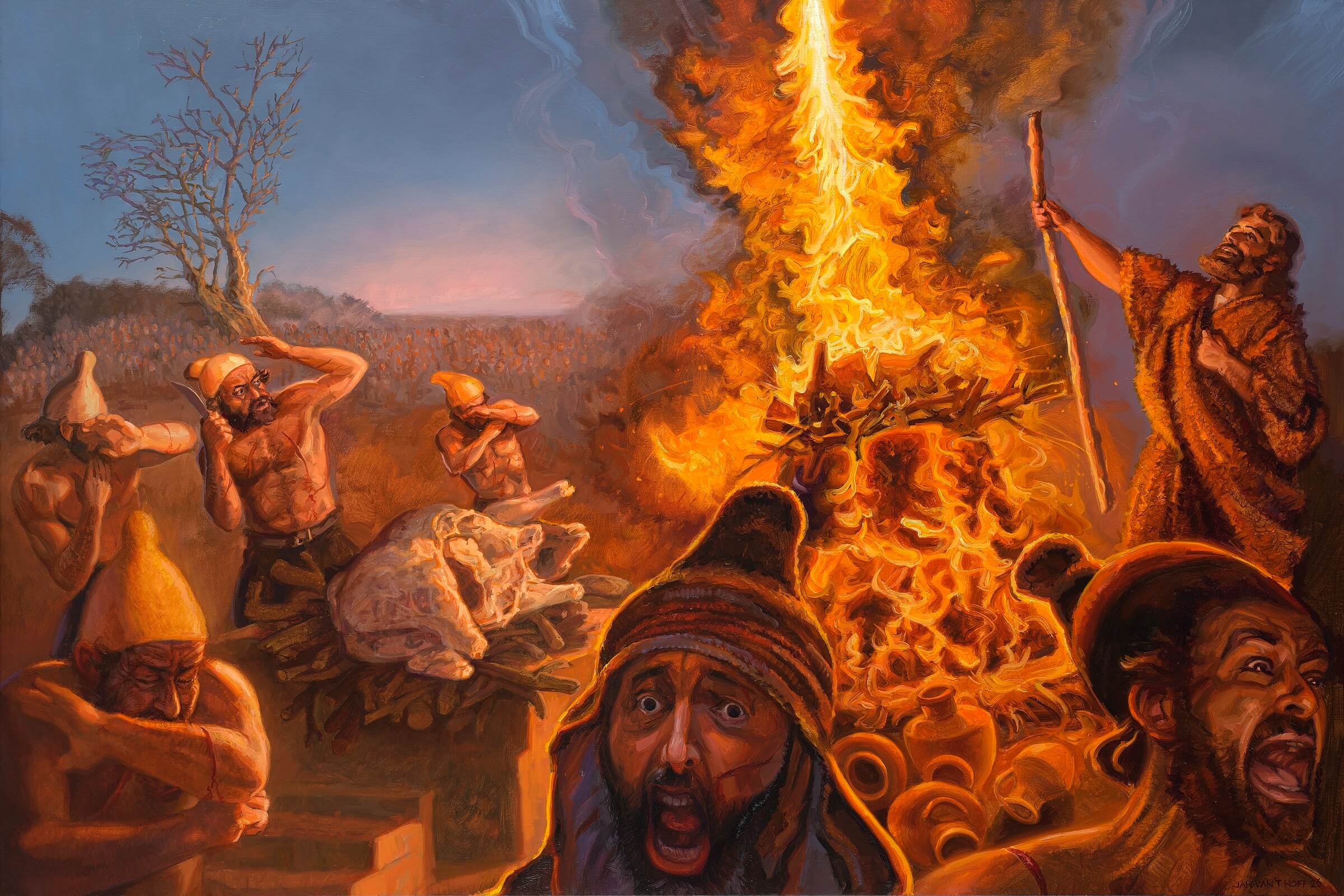 Elías en el monte Carmelo